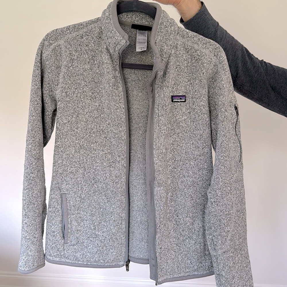 Patagonia Women’s Fleece Better Sweater Jacket - full zip - grey medium